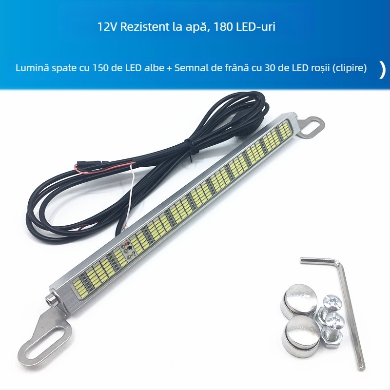 Lampă LED auto multifuncțională pentru mers înapoi și frână cu 120 SMD pentru lampă de înmatriculare, 12–24V, LED, durată de viață 10000 h