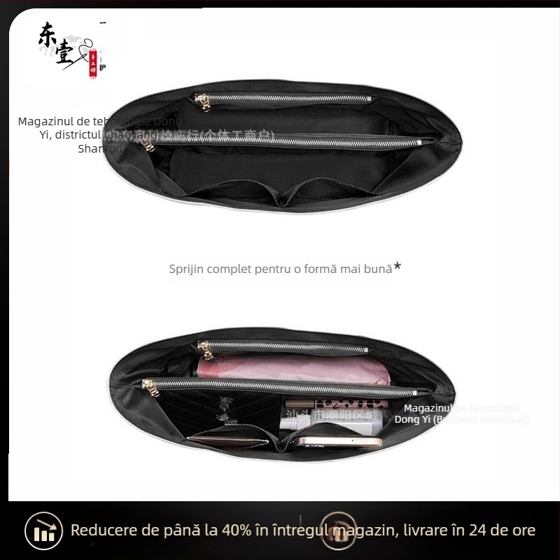 Insert organizator pentru geantă City33 | Interior din DuPont Paper, Țesătură de căptușeală, Stil casual, Multifuncțional, Feminin