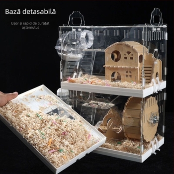 Cușcă pentru hamster, din plastic, brand Powerful factory, pentru hamster