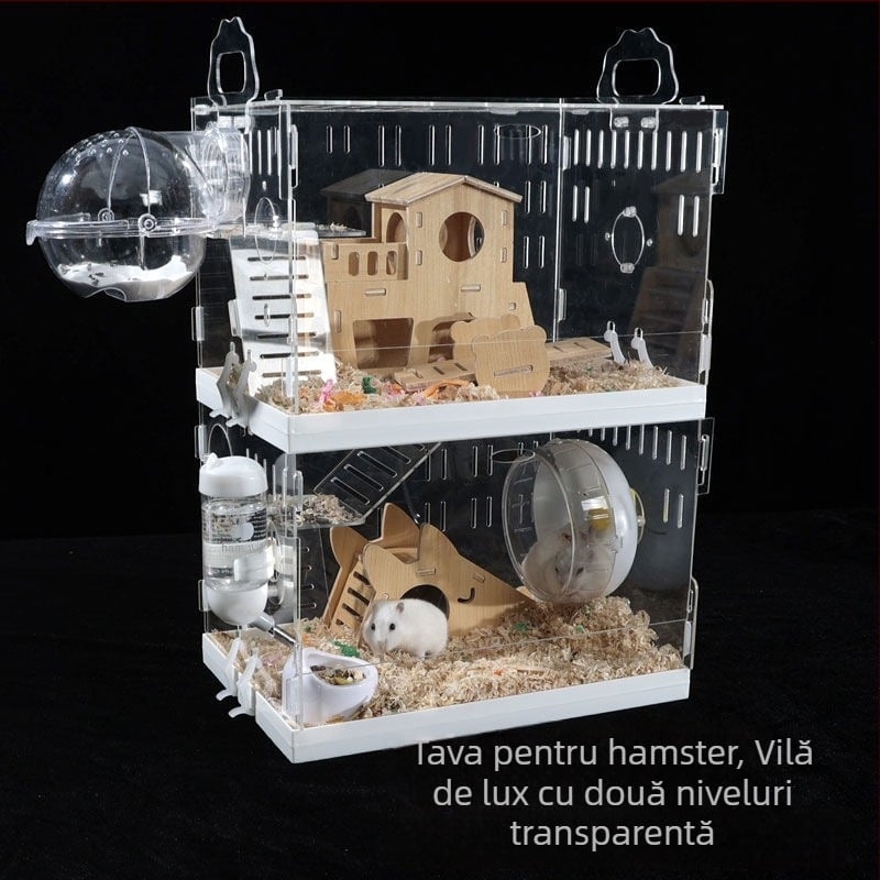 Cușcă pentru hamster, din plastic, brand Powerful factory, pentru hamster