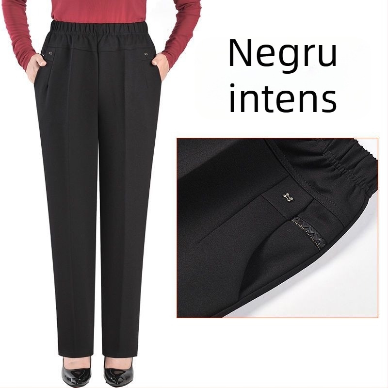 Pantaloni femei drepti, lungi, stil patchwork, casual, primăvara 2024