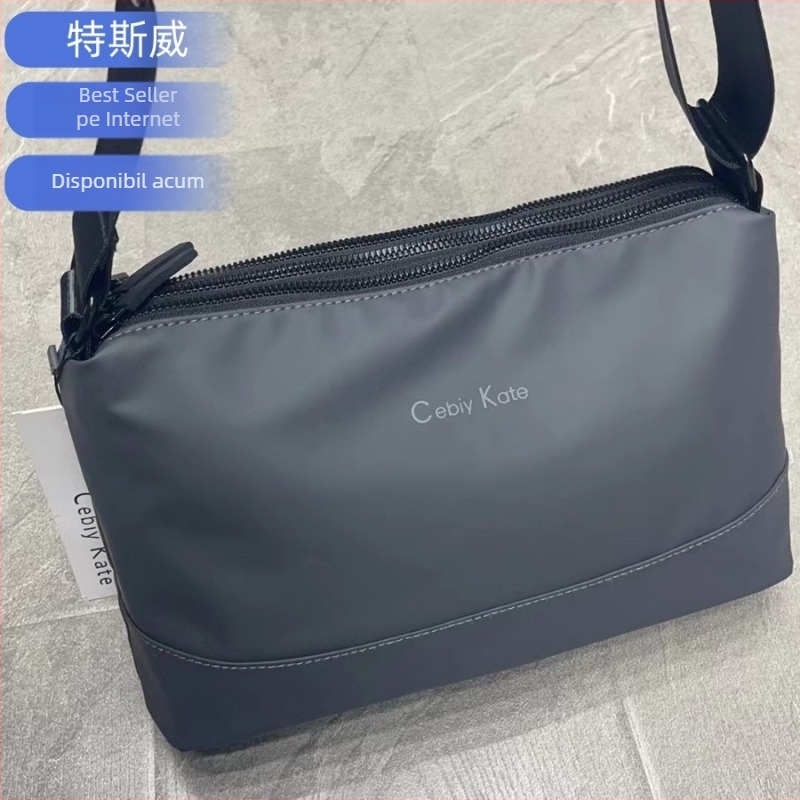 Geantă crossbody pentru bărbați Cebiy Kate - Membrană, Impermeabilă și respirabilă, Ultra-ușoară, Rezistentă la uzură, Street fashion, Compartimente multiple, Compatibilă cu laptop de 8 inch