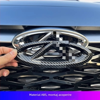 Capă logo față Arrizo 8 și bandă decorativă pentru grilă – Plastic, montaj pe bara, Compatibil cu Arrizo 8 2023–2024