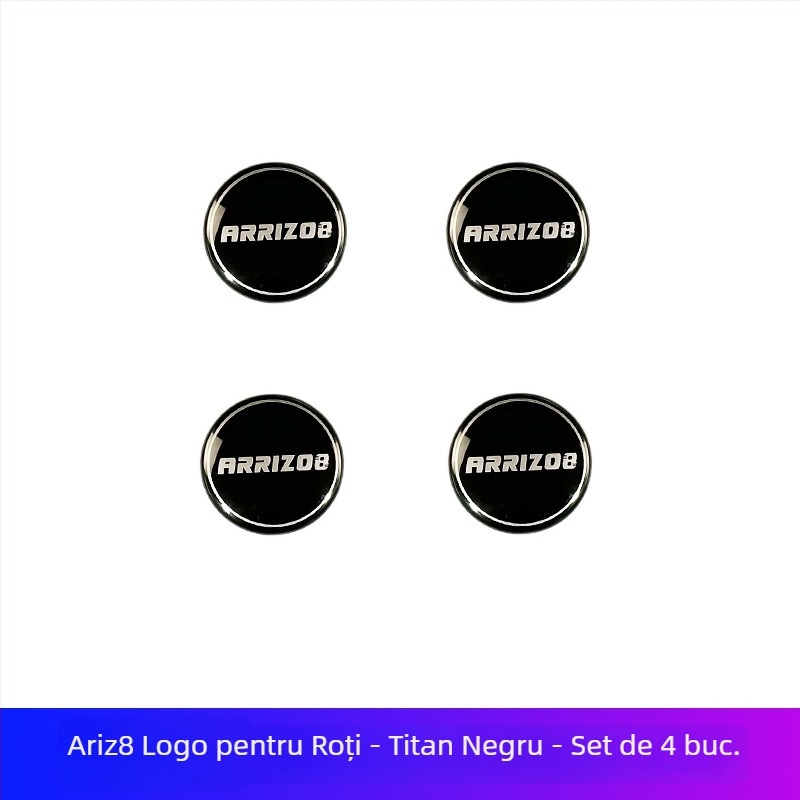 Capă logo față Arrizo 8 și bandă decorativă pentru grilă – Plastic, montaj pe bara, Compatibil cu Arrizo 8 2023–2024