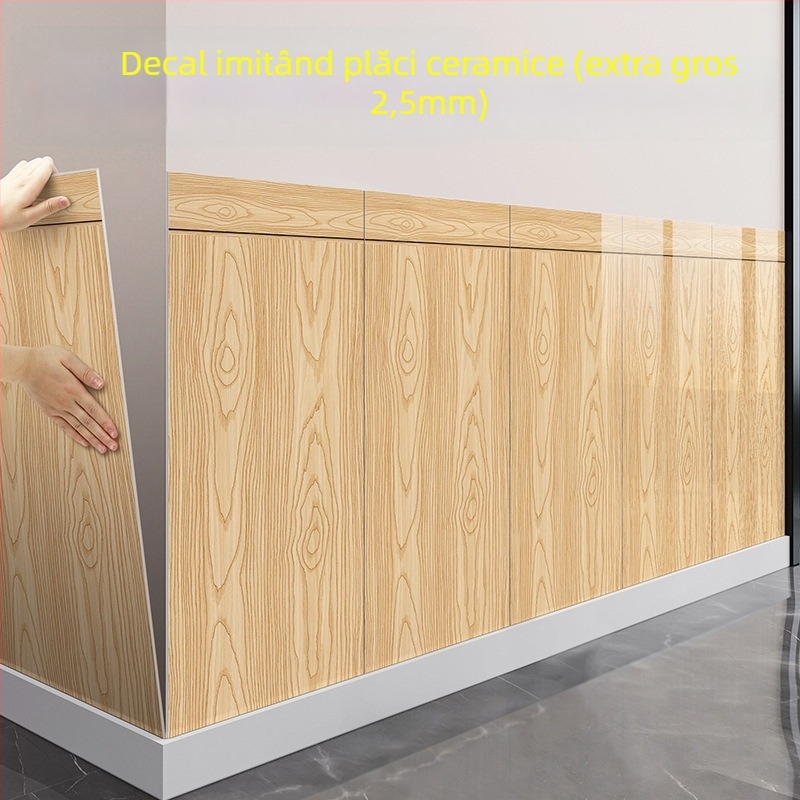 Autocolant de perete din spumă XPE, impermeabil, model pătrat, 1 bucată, pentru sufragerie, stil modern minimalist.