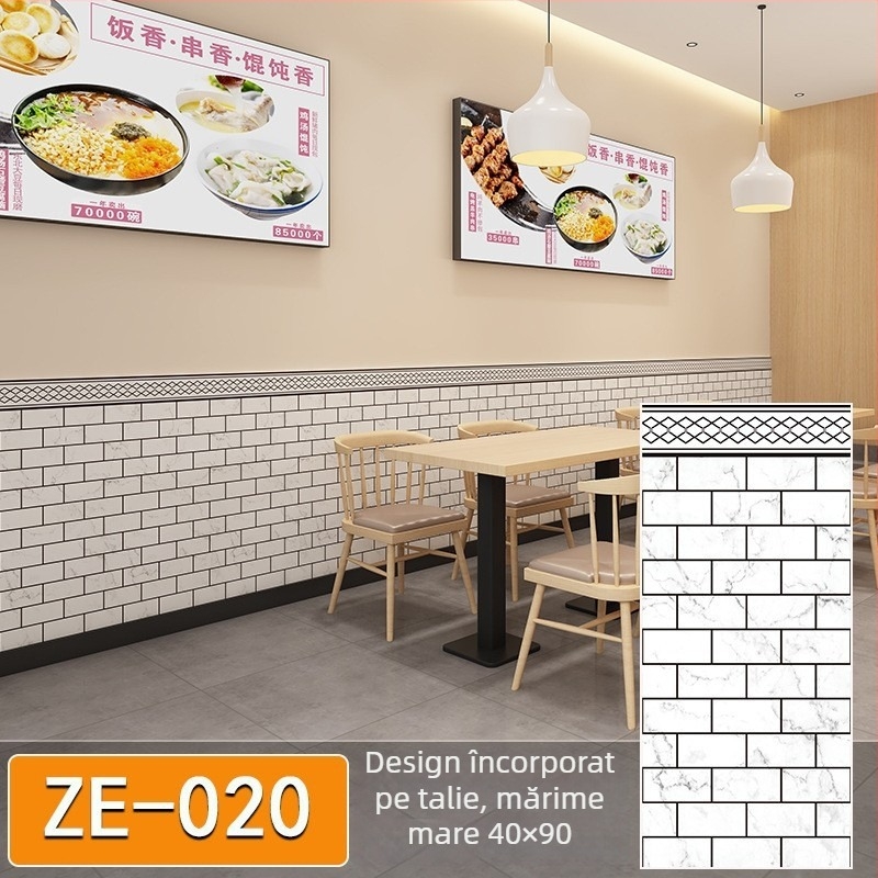 Autocolant de perete din spumă XPE, impermeabil, model pătrat, 1 bucată, pentru sufragerie, stil modern minimalist.