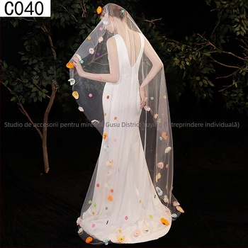 Accesoriu pentru cap din plasă, cu fundă, stil dulce feminin, imprimeu, potrivit pentru nunți și cadouri de ziua de naștere