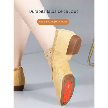 Pantofi de dans pentru femei - Moly, talpă din cauciuc, Gen: Femeie, Funcție: Altceva