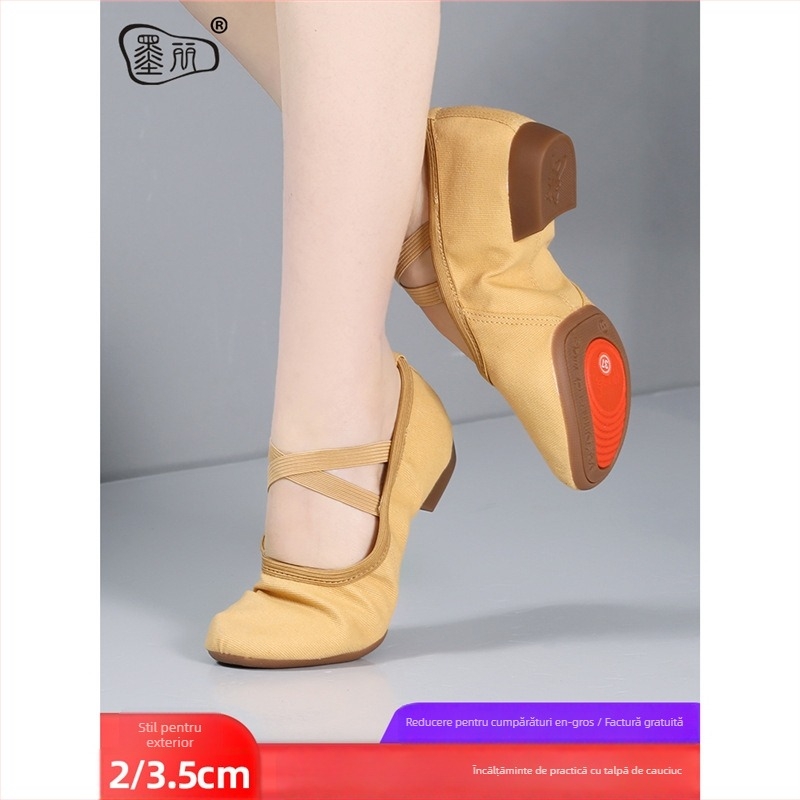 Pantofi de dans pentru femei - Moly, talpă din cauciuc, Gen: Femeie, Funcție: Altceva