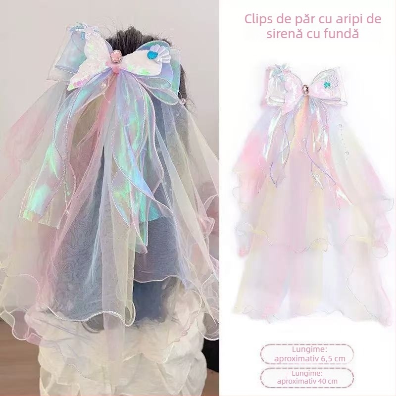Accesoriu pentru cap pentru copii – stil desen animat, formă de floare, material textil, țesut