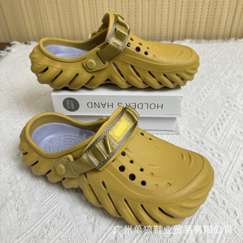 Sandale pentru bărbați — partea superioară și talpa din EVA, rezistente la uzură, pentru patru sezoane, încălțăminte casual outdoor, tehnologie talpă din viscoză