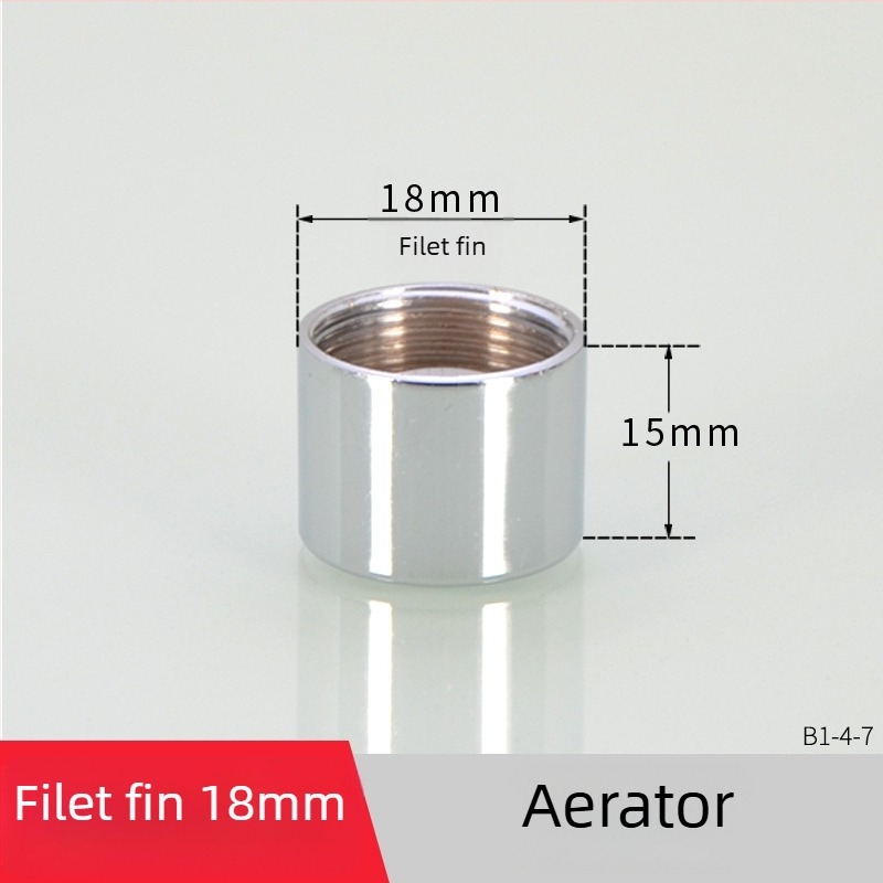 Aerator pentru robinet cu filtru — economie de apă, cupru, finisaj electroplating, control pe o singură mână, presiune nominală 1.6 MPa, temperatură 120°C, instalare cablu intern/extern