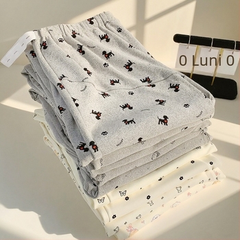 Pantaloni de maternitate cu susținere pentru burtă, postnatali, pantaloni de dormit cu talie înaltă în formă de U, reglabili, țesătură acrilică groasă, potriviți pentru iarnă, primăvară și toamnă