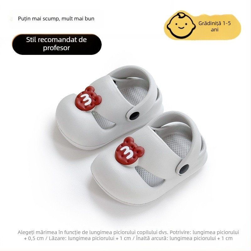 Sandale unisex pentru copii 1–6 ani, cu partea superioară EVA, talpă antiderapantă și moale, pentru interior și exterior