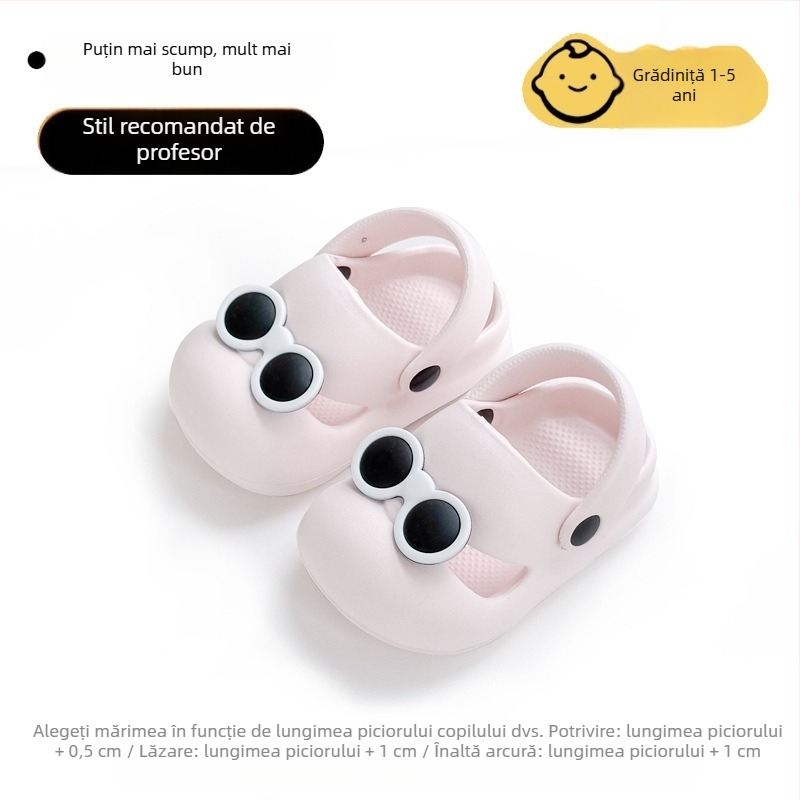 Sandale unisex pentru copii 1–6 ani, cu partea superioară EVA, talpă antiderapantă și moale, pentru interior și exterior