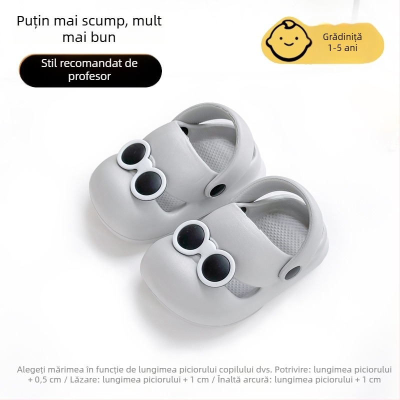 Sandale unisex pentru copii 1–6 ani, cu partea superioară EVA, talpă antiderapantă și moale, pentru interior și exterior