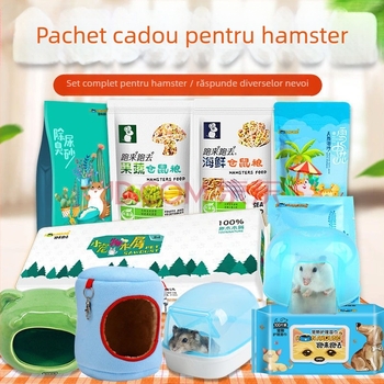 Pachet pentru hamster: Kit complet de alimente și gustări pentru începători | Hrană pentru animale de companie, Brand: Altul, Fără import
