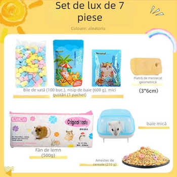Pachet pentru hamster: Kit complet de alimente și gustări pentru începători | Hrană pentru animale de companie, Brand: Altul, Fără import