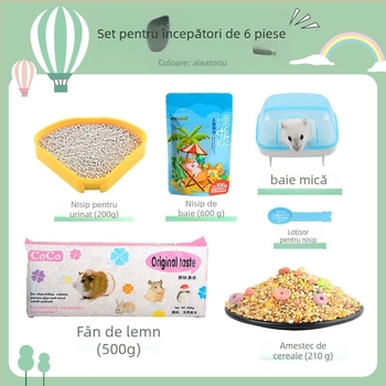 Pachet pentru hamster: Kit complet de alimente și gustări pentru începători | Hrană pentru animale de companie, Brand: Altul, Fără import
