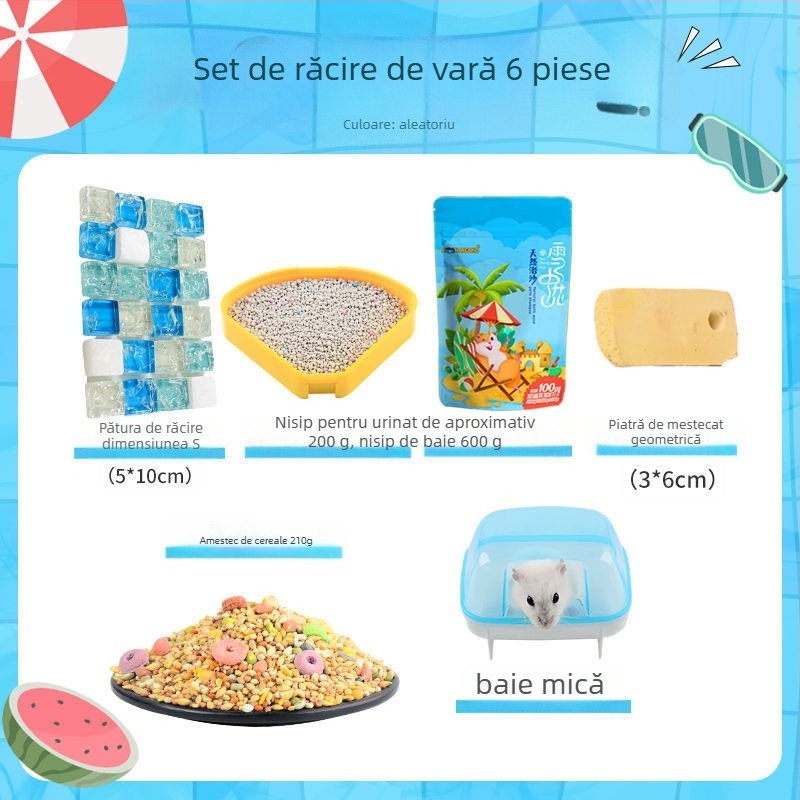 Pachet pentru hamster: Kit complet de alimente și gustări pentru începători | Hrană pentru animale de companie, Brand: Altul, Fără import