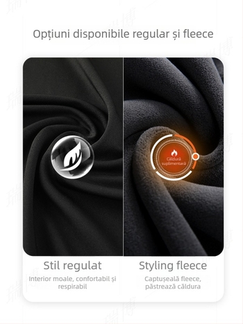 Top de bază pentru tineri, mâneci lungi, croială strânsă, material uscat rapid 93% poliester / 7% spandex, model solid, lungime talie, unisex