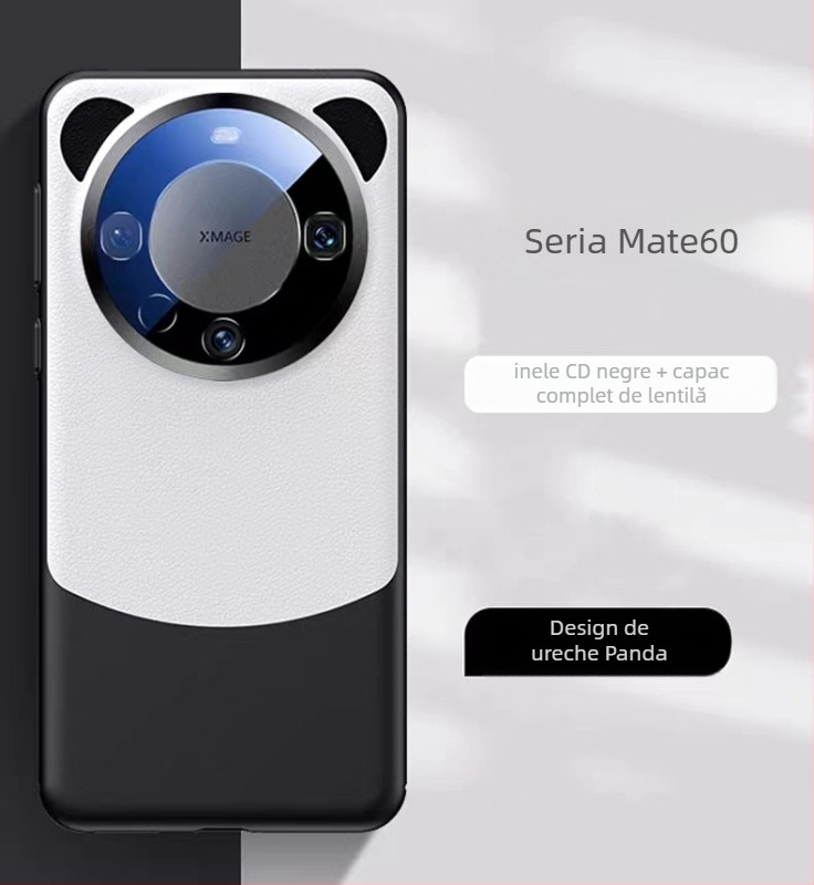 NECONO husă de spate Huawei Mate60 Pro, piele simplă, turnare prin injecție, rezistentă la uzură, rezistentă la cădere, antiamprente, personalizabilă