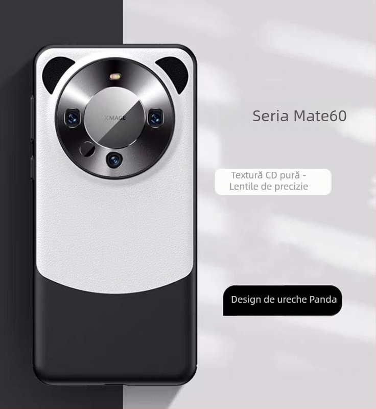 NECONO husă de spate Huawei Mate60 Pro, piele simplă, turnare prin injecție, rezistentă la uzură, rezistentă la cădere, antiamprente, personalizabilă