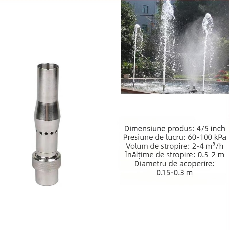 Duză de aspersor din cupru pentru peisaje acvatice, piscine și fântâni — Sea swallow