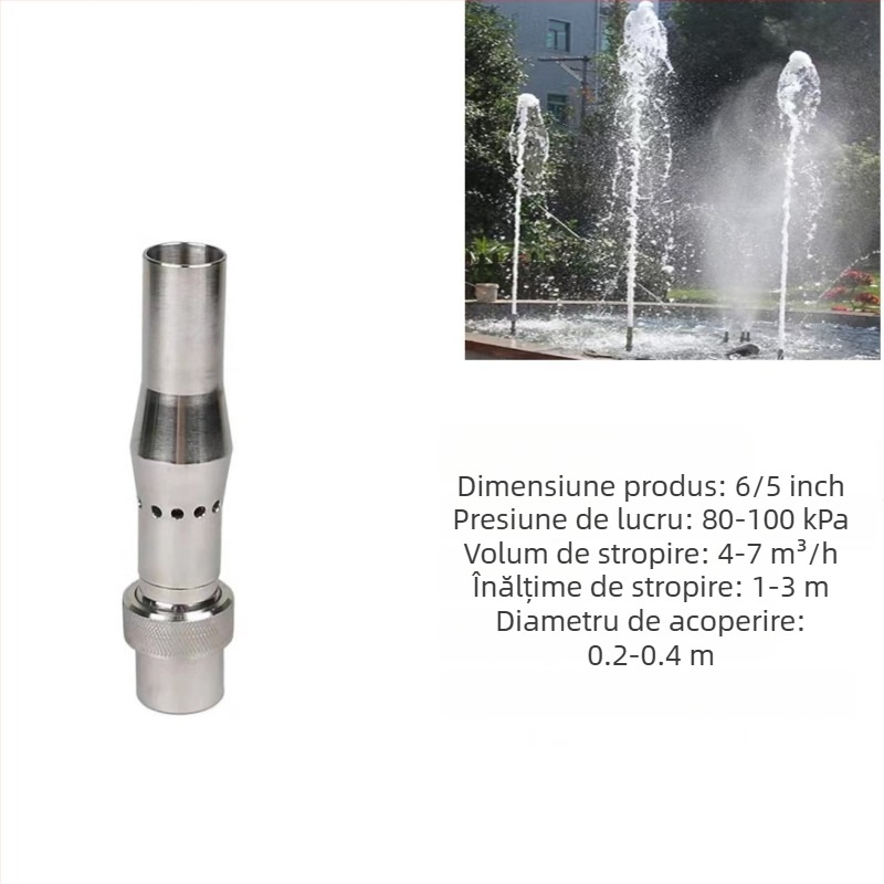 Duză de aspersor din cupru pentru peisaje acvatice, piscine și fântâni — Sea swallow