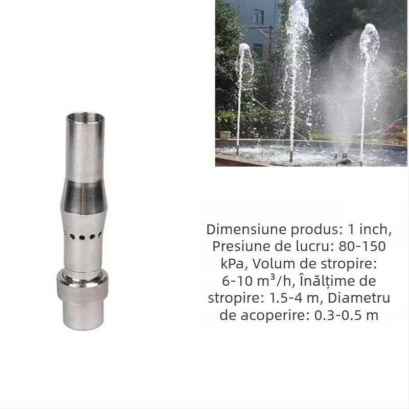 Duză de aspersor din cupru pentru peisaje acvatice, piscine și fântâni — Sea swallow