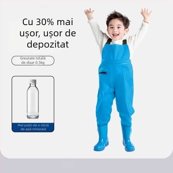 Costum de apă pentru copii, ultraușor, o singură piesă, impermeabil și rezistent la vânt, unisex, pentru toate sezoanele, pentru înot, traversarea apei și pescuit