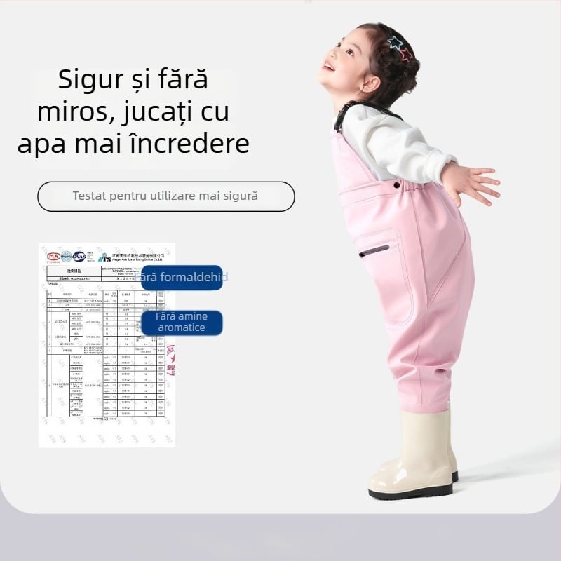 Costum de apă pentru copii, ultraușor, o singură piesă, impermeabil și rezistent la vânt, unisex, pentru toate sezoanele, pentru înot, traversarea apei și pescuit