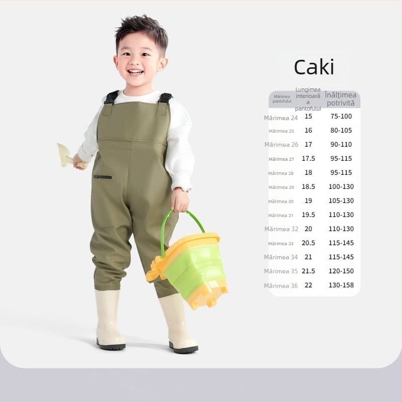 Costum de apă pentru copii, ultraușor, o singură piesă, impermeabil și rezistent la vânt, unisex, pentru toate sezoanele, pentru înot, traversarea apei și pescuit