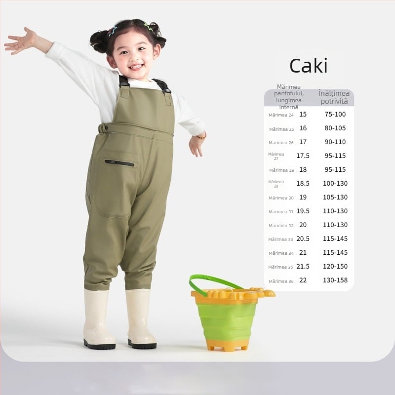 Costum de apă pentru copii, ultraușor, o singură piesă, impermeabil și rezistent la vânt, unisex, pentru toate sezoanele, pentru înot, traversarea apei și pescuit