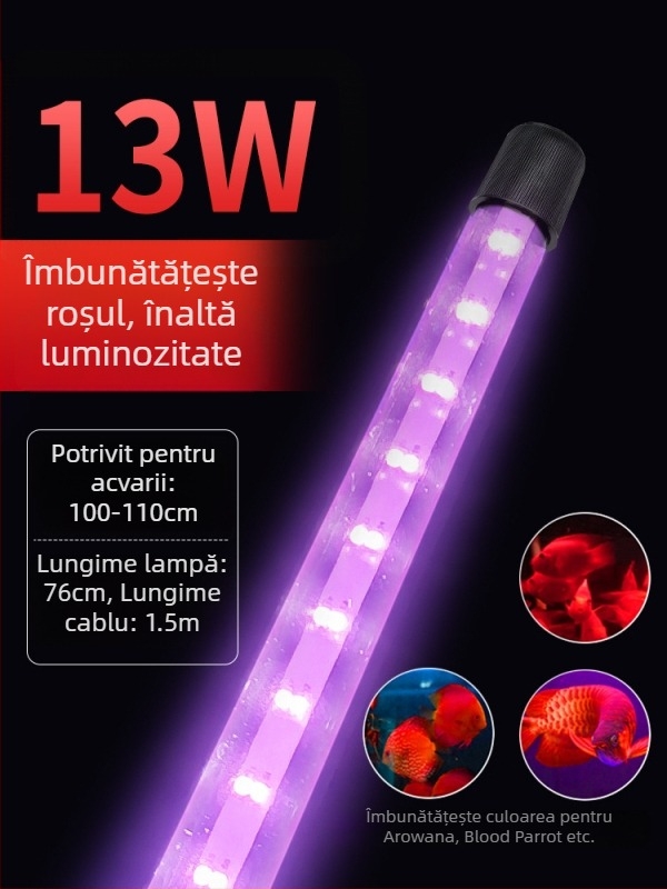 Lumină LED subacvică pentru acvariu cu moduri de schimbare a culorilor — carcasa din plastic, putere 3–17 W, greutate 0.65–1.5, brand Jialu