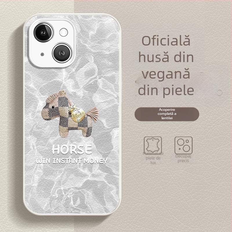 Husă de protecție pentru telefon, stil chinezesc, material TPU, finisaj vopsit, anti-cadere, compatibil cu seria iPhone 13 și iPhone 14 Pro