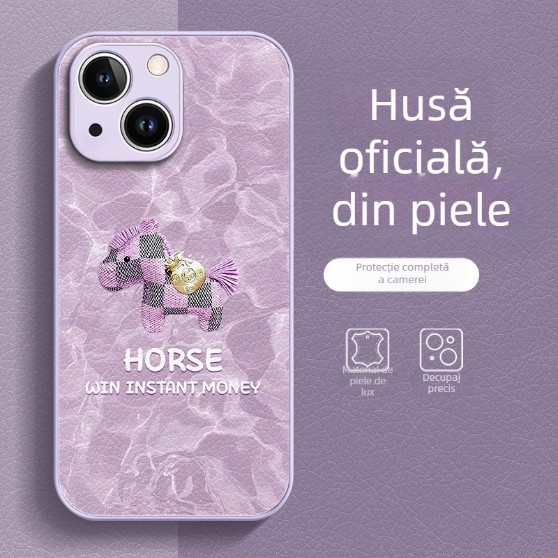 Husă de protecție pentru telefon, stil chinezesc, material TPU, finisaj vopsit, anti-cadere, compatibil cu seria iPhone 13 și iPhone 14 Pro