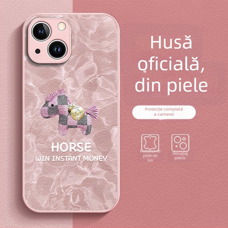 Husă de protecție pentru telefon, stil chinezesc, material TPU, finisaj vopsit, anti-cadere, compatibil cu seria iPhone 13 și iPhone 14 Pro