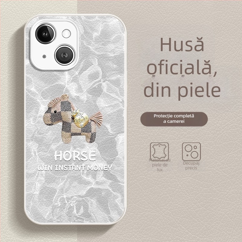 Husă de protecție pentru telefon, stil chinezesc, material TPU, finisaj vopsit, anti-cadere, compatibil cu seria iPhone 13 și iPhone 14 Pro