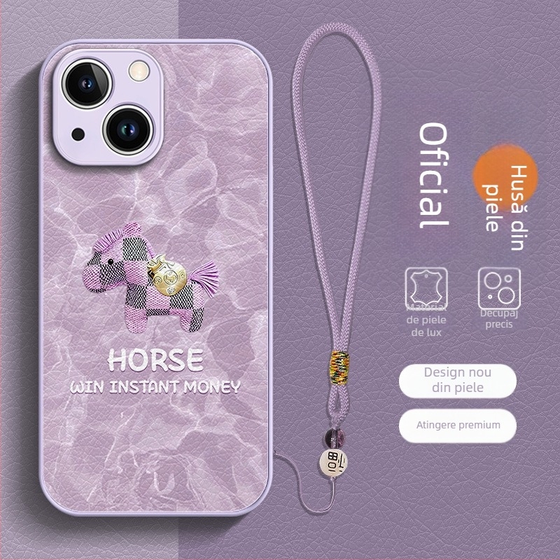 Husă de protecție pentru telefon, stil chinezesc, material TPU, finisaj vopsit, anti-cadere, compatibil cu seria iPhone 13 și iPhone 14 Pro