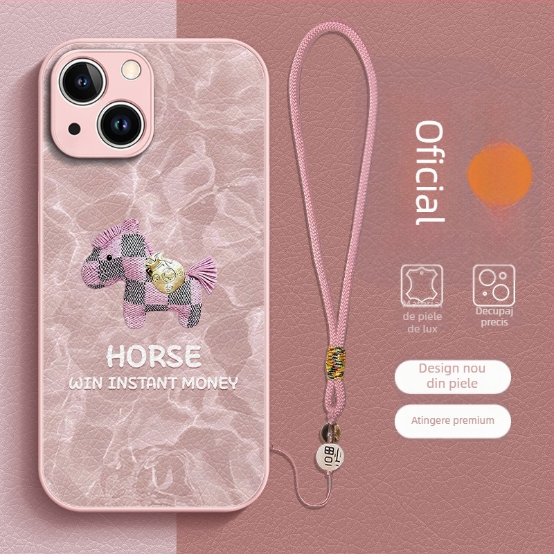 Husă de protecție pentru telefon, stil chinezesc, material TPU, finisaj vopsit, anti-cadere, compatibil cu seria iPhone 13 și iPhone 14 Pro