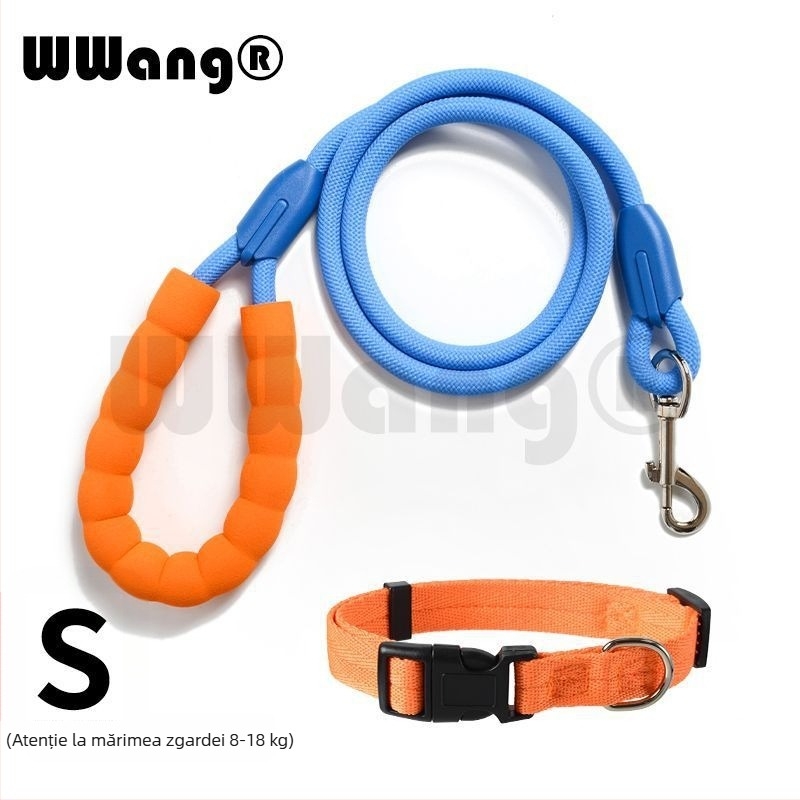 Lesă pentru câini de plimbare – nylon, retractabilă, potrivită pentru câini mici și de talie medie