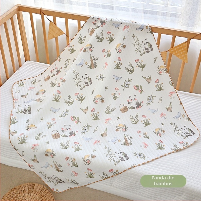 Înfășurător din bumbac pentru bebeluși – Model Cartoon, bumbac 100%, pentru nou-născuți (0–12 luni), potrivit primăvară-toamnă