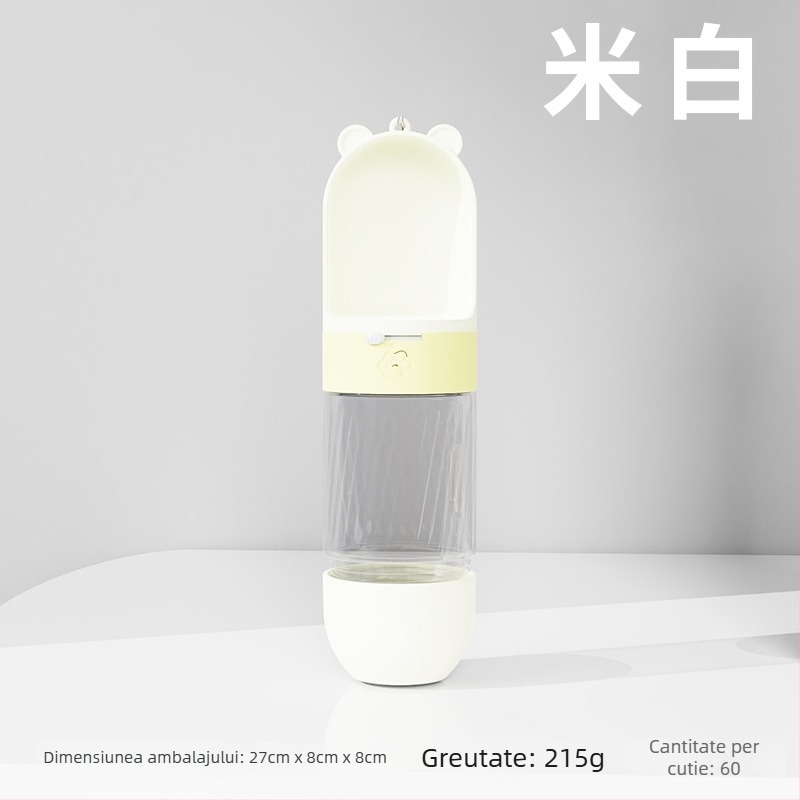 Vas de hrană pentru pisici cu apă și mâncare integrate — Material: Plastic + oțel inoxidabil; Alimentare automată; Brand: Dog Overlord; Ambalare: 50; Pentru pisici