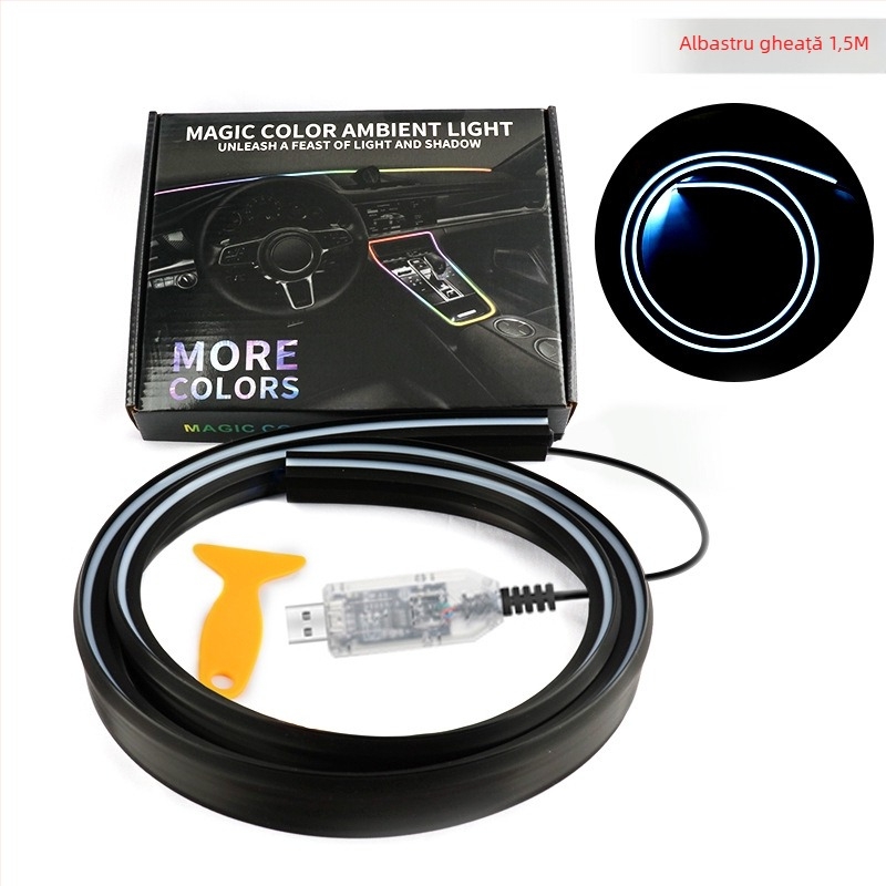 Lumină ambientală LED pentru parbrizul frontal – acrilic, 13W, 5V, 0.8A