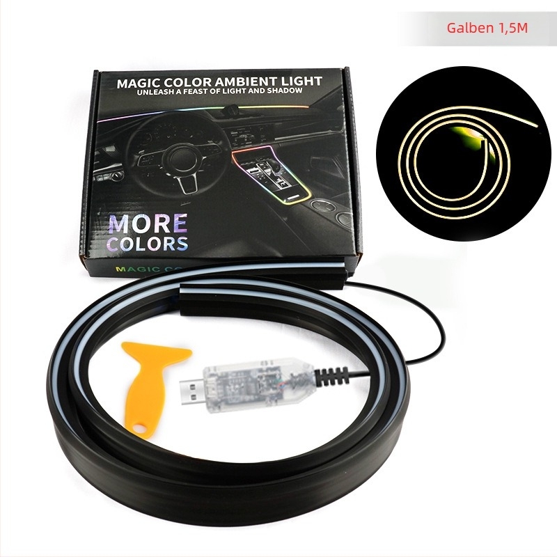 Lumină ambientală LED pentru parbrizul frontal – acrilic, 13W, 5V, 0.8A