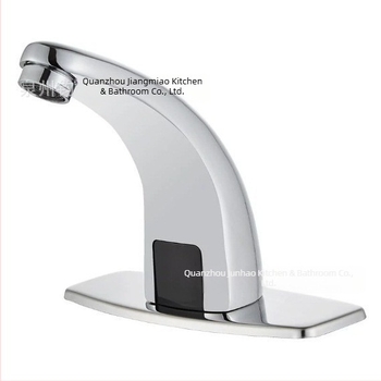 Robinet senzorial pentru chiuvetă - din oțel inoxidabil, disc ceramic, montaj pe blat, Ø20 intrare/ieșire, monocomandă