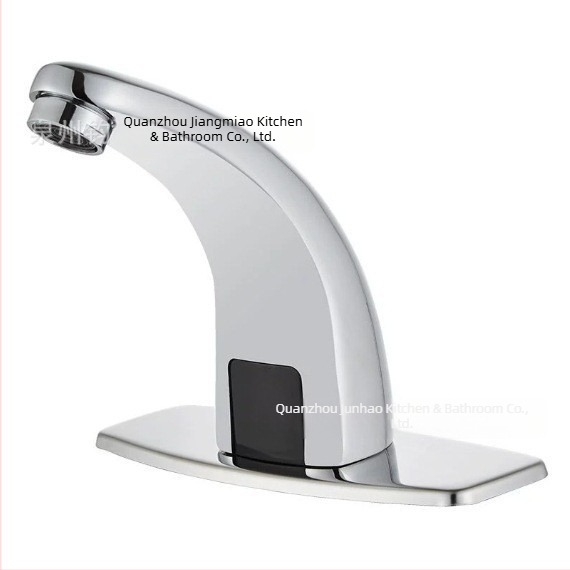 Robinet senzorial pentru chiuvetă - din oțel inoxidabil, disc ceramic, montaj pe blat, Ø20 intrare/ieșire, monocomandă