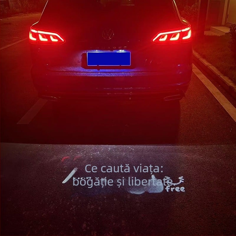 Serada Lampă de proiecție a plăcuței de înmatriculare Volkswagen — compatibilă cu vehicule Volkswagen