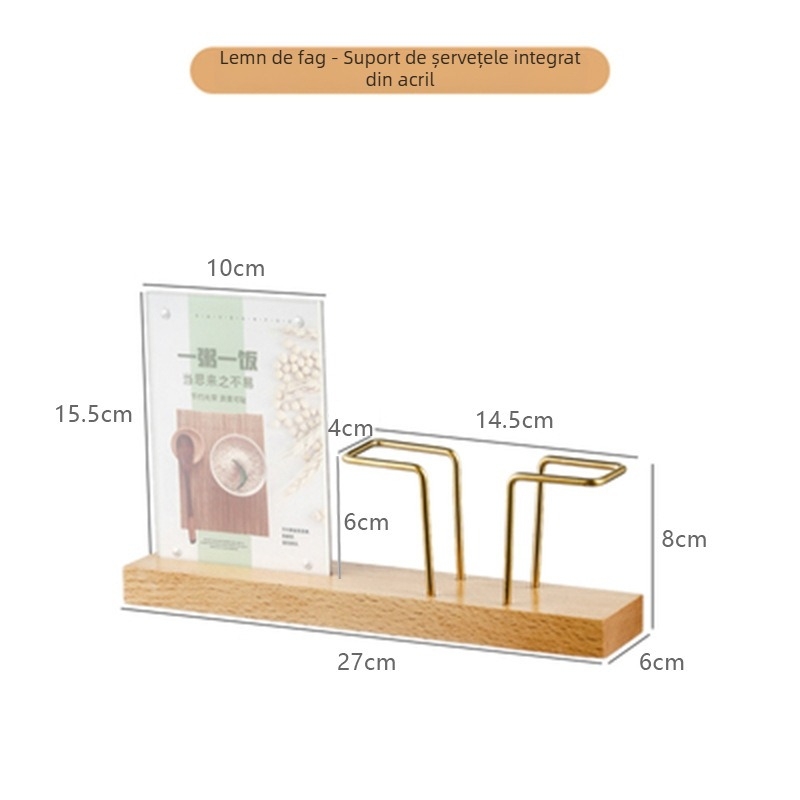 Suport pentru șervețele din lemn pentru birou, pătrat, stil modern simplu (Brand: Can Hong; Material: Lemn; Tratare suprafață: Ulei vegetal/ electroplacare; Aspect: Pătrat; Stil: Simplitate modernă)